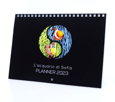 planner calendario 2023 l'acquario di sofia acquario www.acquariodisofia.it
